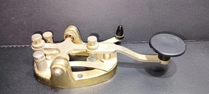 Vintage AMECO K4 Straight Key Telegraph Key Morse Code Transmitter Japan - Picture 1 of 7
