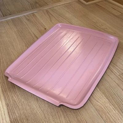 Rubbermaid Rosa Pastel Secador de Platos Bandeja Escurridor Fregadero Mat #1181 De Colección Años 80 Foto 1 de 4