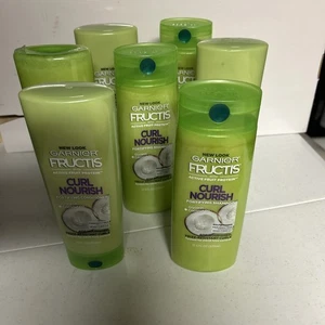 Champú nutritivo Garnier Fructis Curl Rizos resistentes al frizz 12,5 OZ - Imagen 1 de 3