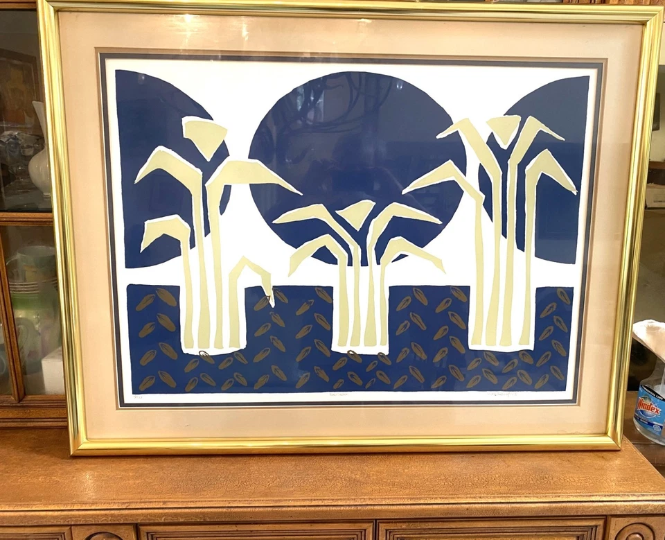 MARC BEAUREGARD, NOVA TEMPORADA, 9/50, LITOGRAFIA ASSINADA, EMOLDURADA E FOSCA - Imagem 1 de 4