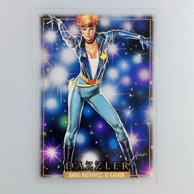DAZZLER 2024 Upper Deck Marvel Masterpieces '92 Platinum Card CLEAR CUT #20 - Image 1 of 2