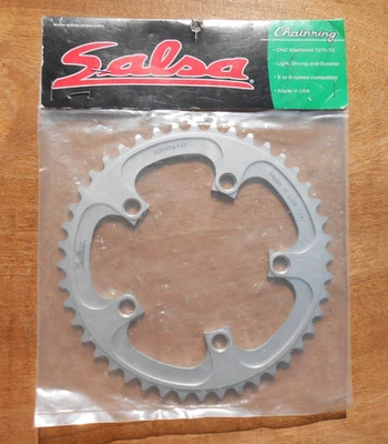 Plato de salsa vintage 110 BCD 44T CNC MTB Mountain Road nuevo nuevo nuevo en paquete pieza de construcción Foto 1 de 4