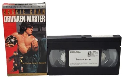 Jackie Chan DRUNKEN MASTER VHS Tape Promotional Screener Rare HTF  Foto 1 de 4
