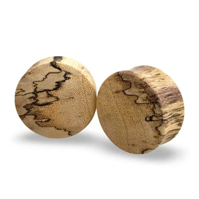 Pair of Tamarind Wood Double Flare Plugs organic gauges - Image 1 of 4