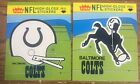 NFL 1981 Baltimore Colts VINTAGE FOOTBALL Naklejka Karta Partia 2