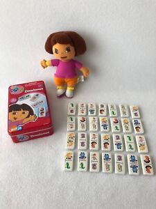 Dora The Explorer Stuffed Plush Doll & Dominoes Game Ages 5+