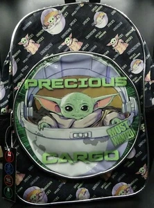 Star Wars The Mandalorian Baby Yoda/Grogu ""Precious Cargo"" Rucksack 17"/Disney - Bild 1 von 12