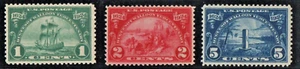 US #614-616 HUGUENOT-WALLOON TERCENTENARY Mint Never Hinged - Picture 1 of 2