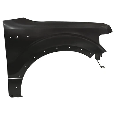 Guardabarros Lado Derecho Frontal para Ford F-150 2009-2014 Acero Negro Foto 1 de 4
