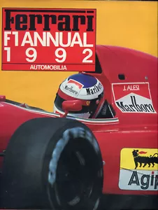 Ferrari F1 Annual 1992 Automobilia F1 Yearbook F92A Jean Alesi Ivan Capelli - Foto 1 di 1