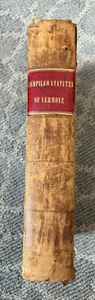 The Compiled Statutes Of The State Of Vermont 1851 Charles Williams - Picture 1 of 14