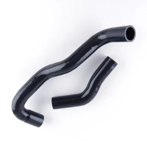 Silicone Radiator Coolant Hose For Toyota HILUX 2.4 DIESEL LN60 LN61 LN65 Black - Bild 1 von 9
