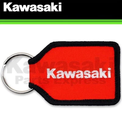 NUEVO LLAVERO TEJIDO KAWASAKI ORIGINAL OEM 100% POLIÉSTER ROJO NEGRO K064-8913-RDNS Foto 1 de 4