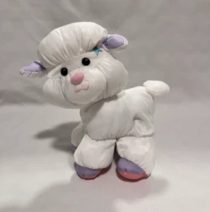 Peluche Fisher Price Puffalumps White Sheep Lamb 1993 vintage 12" - Imagen 1 de 5