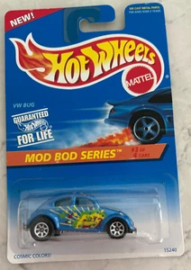 Mattel Hot Wheels Volkswagen Beetle Bug Mod Bod Series #3 of 4 Car Die-cast #398 - Picture 1 of 11