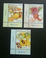 *FREE SHIP Malaysia Sour Fruits 2019 Food Flower Flora Plant (stamp plate MNH