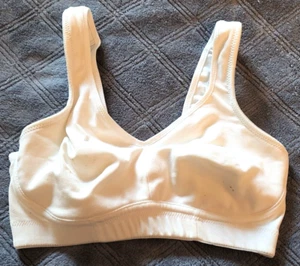34C Vintage Lily of France Lined Full Coverage Wireless Sports Bra 2101711 - Picture 1 of 4