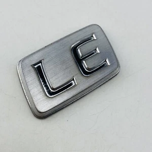 1997-2001 Toyota Camry LE Emblem Badge Letters Logo Trunk Rear Chrome OEM E58 - Picture 1 of 6