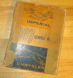 1960 Chrysler Imperial Mopar Factory Shop Service Repair Manual - Picture 1 of 7