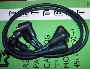 Triumph Trident T150, T160, X75, BSA A75, 7mm Copper Core, Spark Plug Wires. USA - Picture 1 of 4