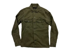 AllSaints All Saints Spotter Green Long Sleeve Shirt Men's XS - Picture 1 of 9