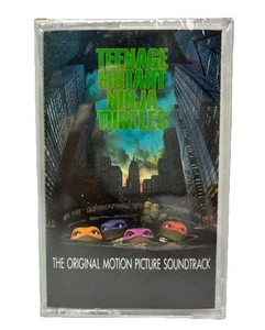 Teenage Mutant Ninja Turtles Soundtrack Cassette Tape (1990) Factory SEALED/NEW - Picture 1 of 7