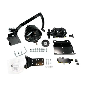 7" Dual Frame Mount Pedal Power Brake Booster Disc Drum 1947-1954 Chevy Truck - Picture 1 of 6