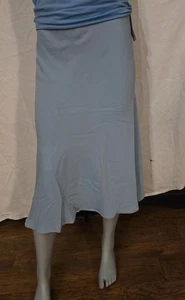 Women's  Time And Tru Midi Skirt Blue Size XL 16-18 33 Long New - Picture 1 of 4