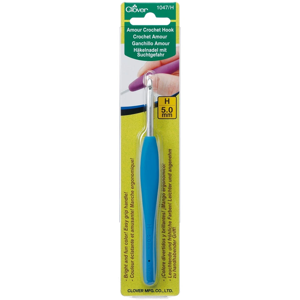 Clover Clo1047-h Crochet Hook Amour Size H 5 00mm