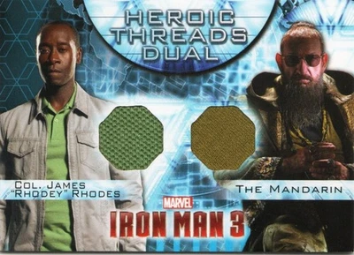 Iron Man 3 2013 Upper Deck Marvel Heroic Threads Costume HTD-8 Rhodes / Mandarin - Image 1 of 4