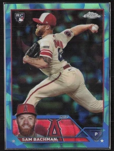 2023 Topps Chrome Update #USC165 Sam Bachman Aqua/Blue Lava Lamp #/175 - Picture 1 of 2