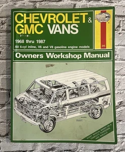 Haynes Repair Manual 345 Chevrolet GMC Vans 1968 thru 1987 - Picture 1 of 8