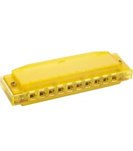Arpa bucal Harmonica Hohner M110Y TRANSLÚCIDA amarilla NUEVA en embalaje original - Imagen 1 de 5