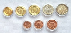Malta 8 coins set 2012 BU in capsules (#4484) - Picture 1 of 3