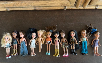 Lote Mini Muñecas Bratz Sasha Cloe Yasmin Niñas y Niños 11 Muñecas Foto 1 de 4