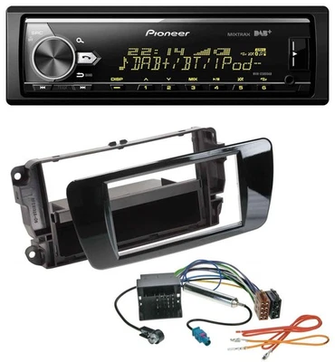 Pioneer Bluetooth USB DAB MP3 Autoradio für Seat Ibiza ab 08 Klavierlack schwarz - Bild 1 von 4