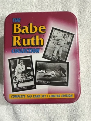 The Babe Ruth Collection 1992 Megacards COMPLETE 165 CARD Set  Tin Box #3928 - Image 1 of 4