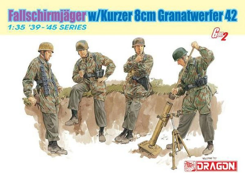FALLSCHIRMJAGER W/KURZER 8cm GRANATWERFER 42 KIT 1:35 - Immagine 1 di 1