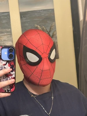 Spider Man Mask Hood Spiderman Halloween Cosplay Spandex Cosplay Roleplay Free S - Image 1 of 4