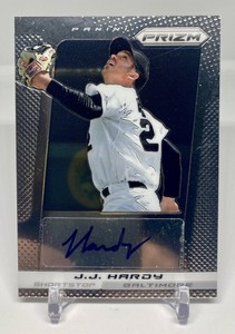 J.J. Hardy 2013 Panini Prizm Baseball Auto Autograph Card #JH Orioles