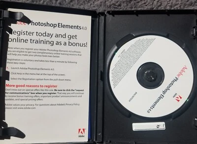 Adobe Photoshop Elements 4.0 for Mac + Manual - Image 1 of 2