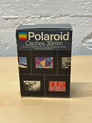 New Sealed POLAROID 35mm Plastic Snap-together Slide Mounts Box of 100 (AH23) - Image 1 of 2