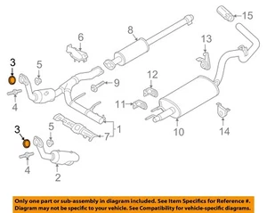 FORD OEM 15-20 F-150 Exhaust Components-Catalytic Cnvrtr Gasket FL3Z5C226A - Picture 1 of 2
