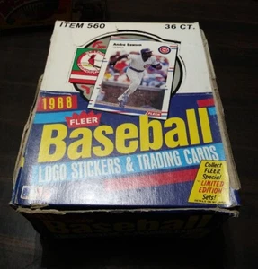 1988 Fleer MLB Baseball Wax Box 36 Factory Sealed Unopened Packs Brand New - Picture 1 of 7