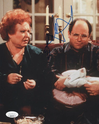 JASON ALEXANDER HAND SIGNED 8x10 COLOR PHOTO     GREAT POSE+MRS COSTANZA    JSA Cover
