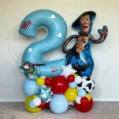 MINISO 43pcs 40" Cartoon Buzz Lightyear Toy Story Balloon Set for Kids Birthday Party