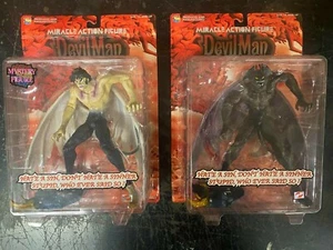 PAIR of Mystery MediCom Go Nagai's DEVILMAN Miracle Action Figures - Picture 1 of 3