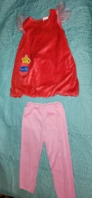 Peppa Pig Nick Jr Dibujos Animados Elegante Disfraz Halloween Niño Disfraz Conjunto, 4-6X Foto 1 de 4