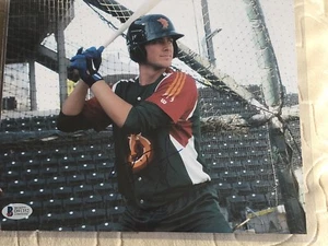 Kris Bryant Early Autographed Chicago Cubs 8x10 Beckett Authentic Photo - Picture 1 of 3