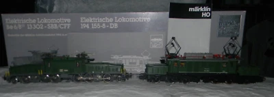 MARKLIN 3300 HO 2 Locomotives Crocodiles 125e anniversaire 1984 AC analogique - Photo 1/4